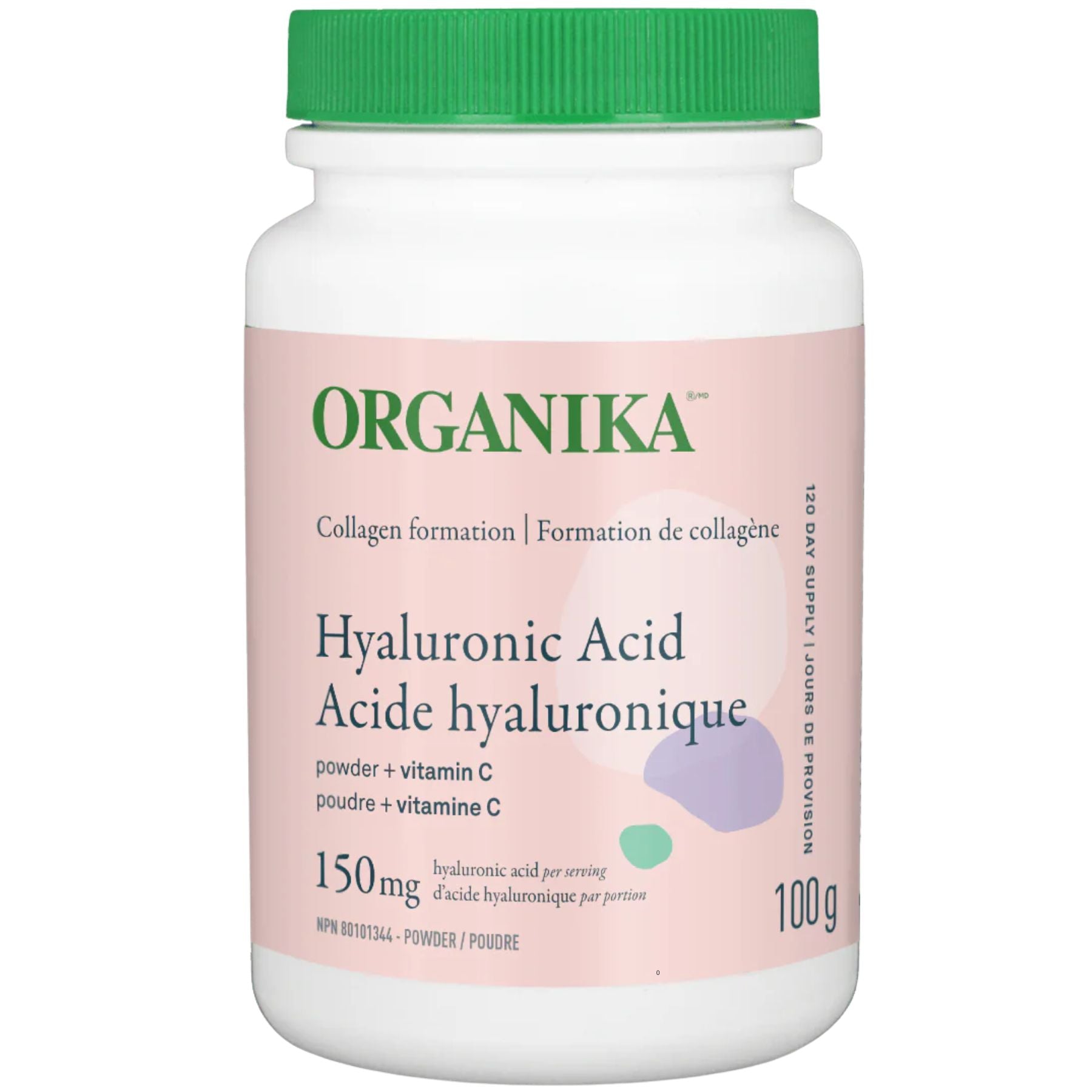 Organika Hyaluronic Acid Powder + Vitamin C 100g