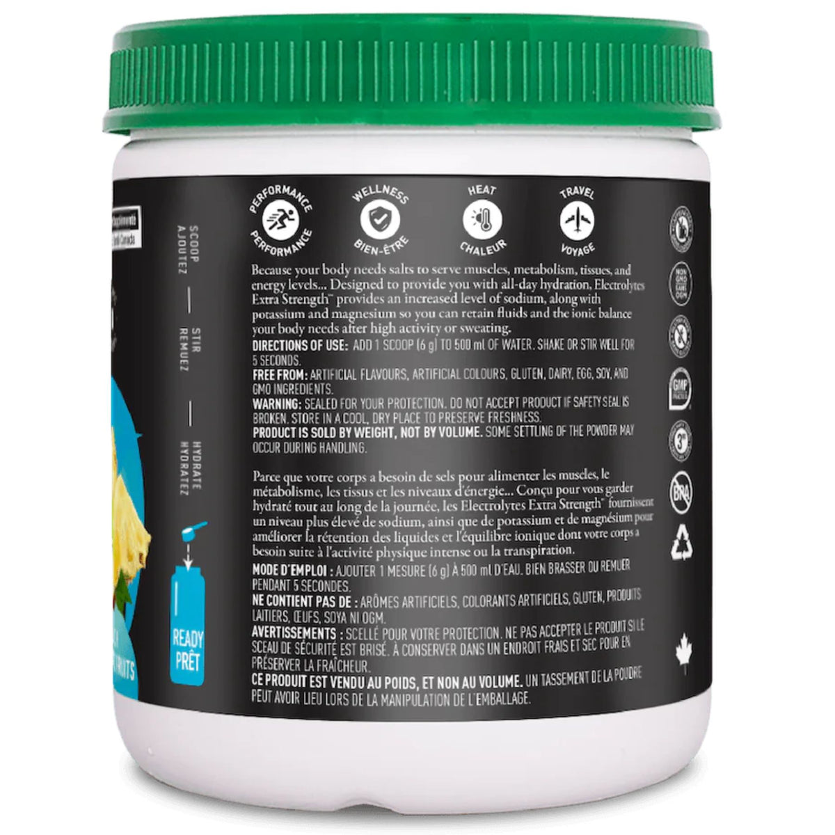 Organika Extra Strength Electrolytes Fruit Punch 180g