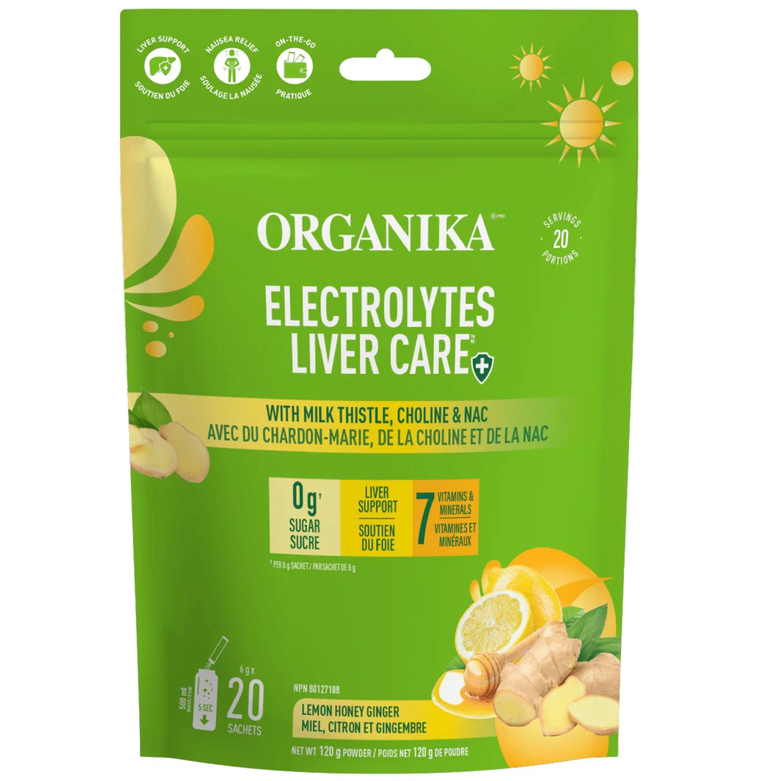 Organika Electrolytes Liver Care Sachets 6gx20 (Pouch)