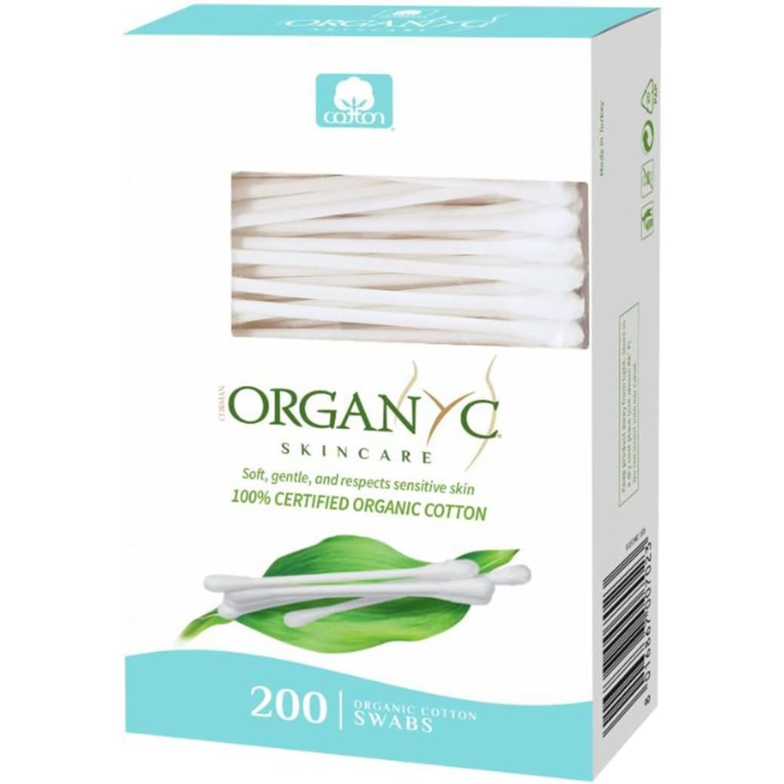 Organyc Cotton Swabs 200ct