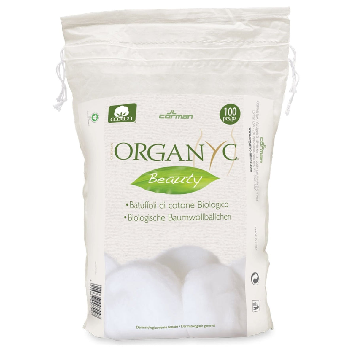 Organyc Cotton Balls 100ct