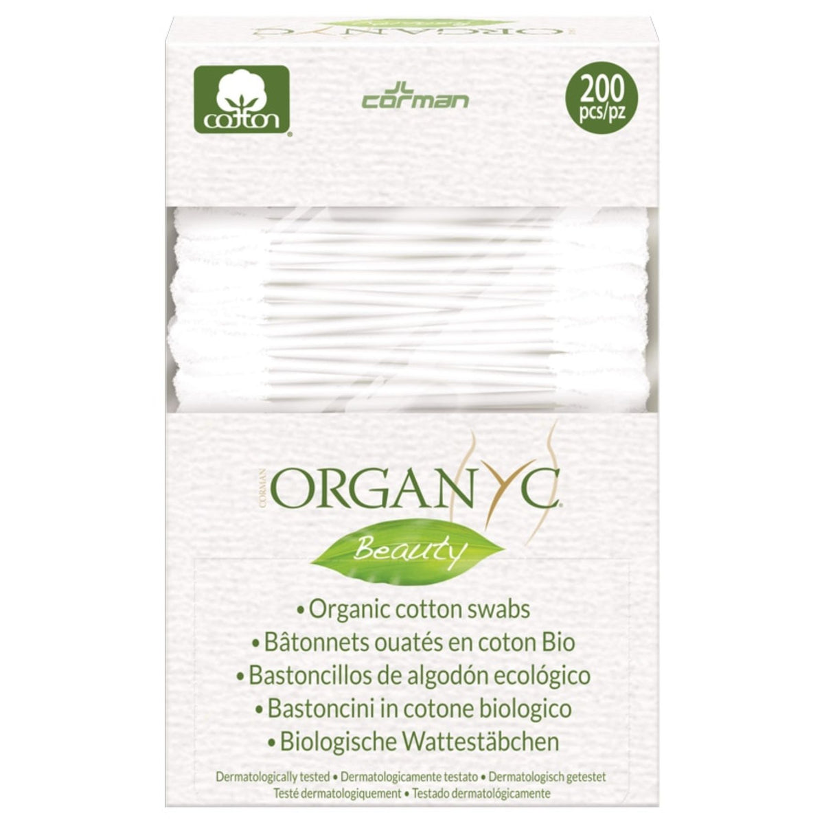 Organyc Cotton Swabs 200ct
