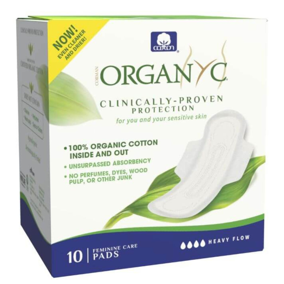 Organyc Heavy Flow Pads 10s
