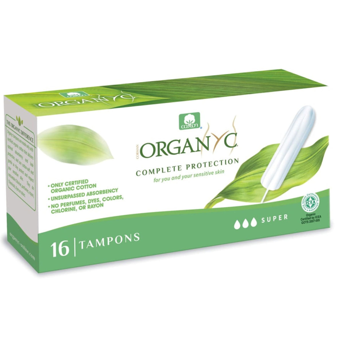 Organyc Super Tampons 16s