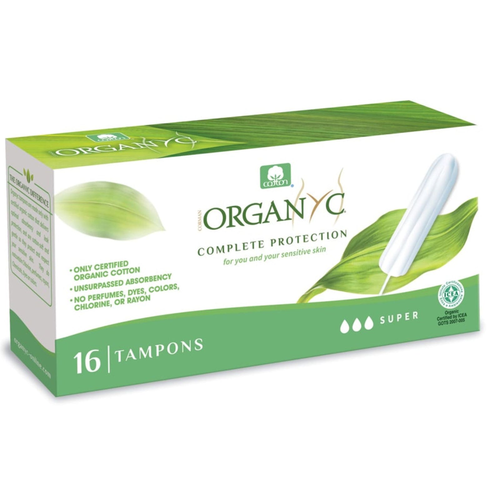 Organyc Super Tampons 16s