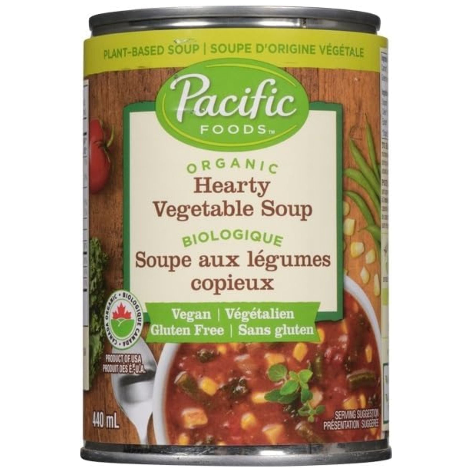 Pacific Foods Organic Hearty Vegetable Soup 440ml