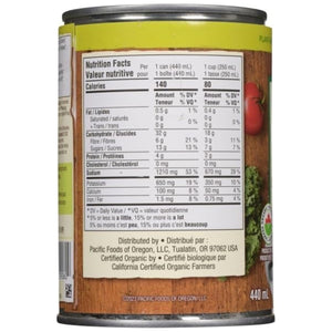 Pacific Foods Organic Hearty Vegetable Soup 440ml