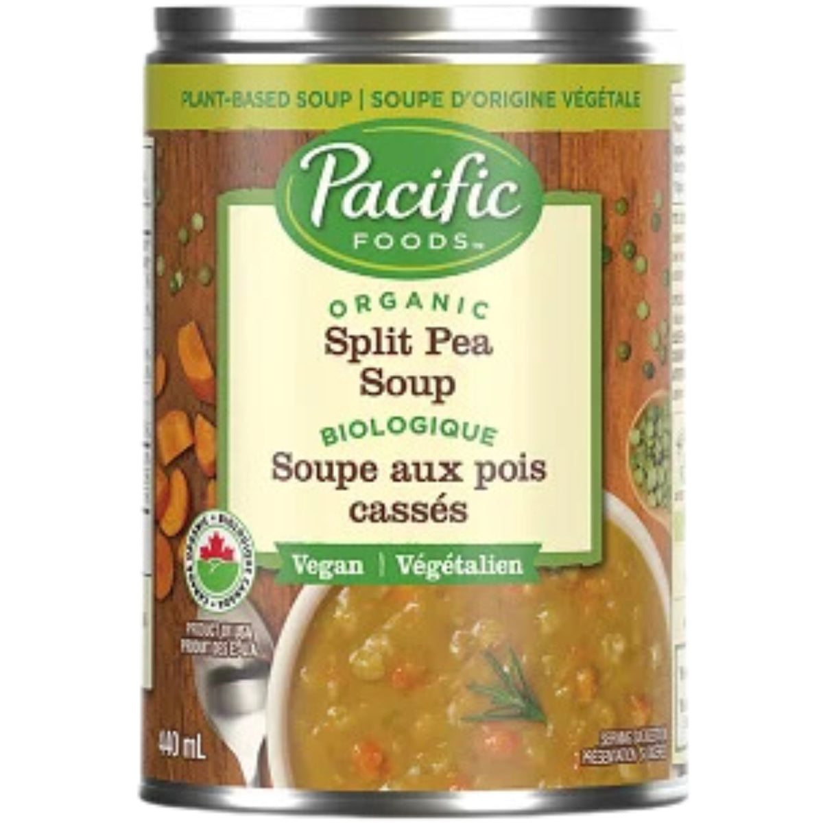Pacific Foods Organic Split Pea Soup 440ml