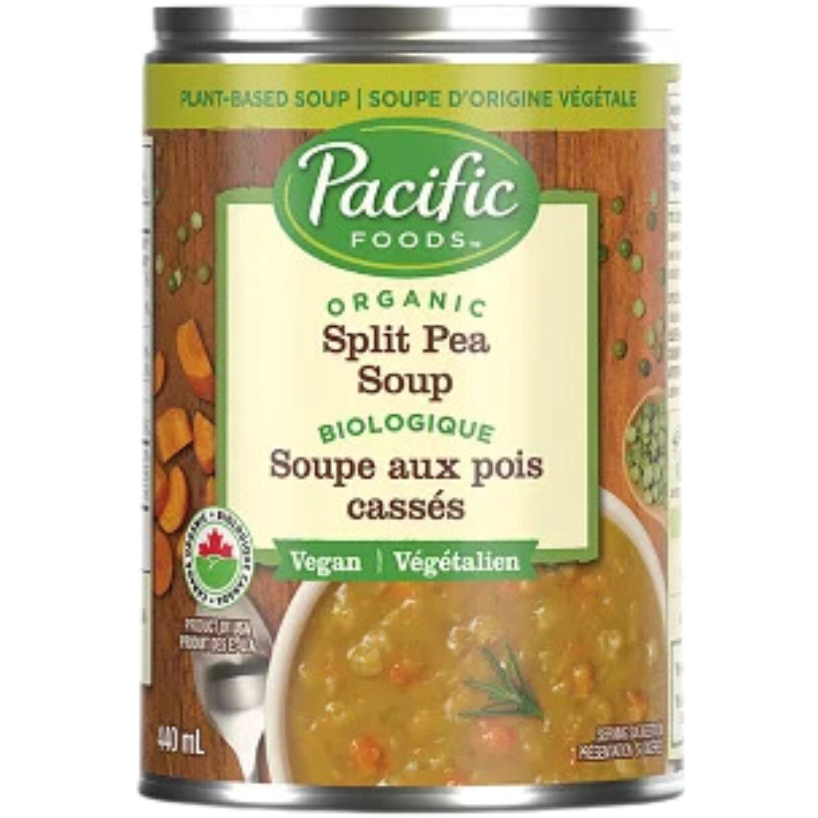 Pacific Foods Organic Split Pea Soup 440ml