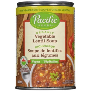 Pacific Foods Organic Vegetable Lentil Soup 440ml