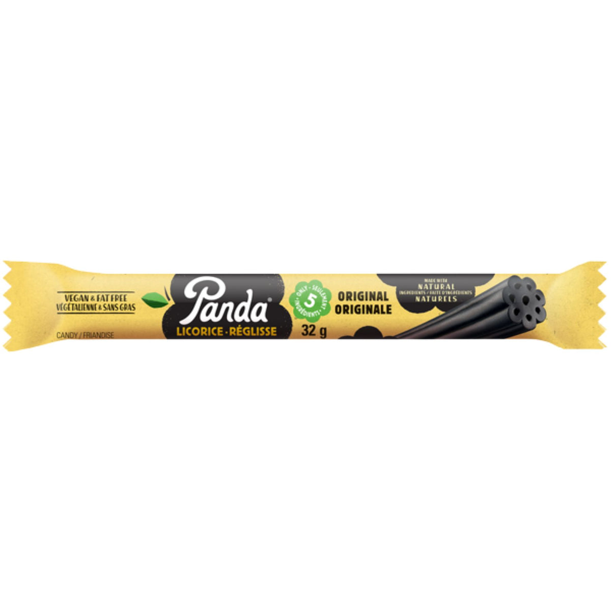 Panda Natural Soft Licorice (Black) 32g