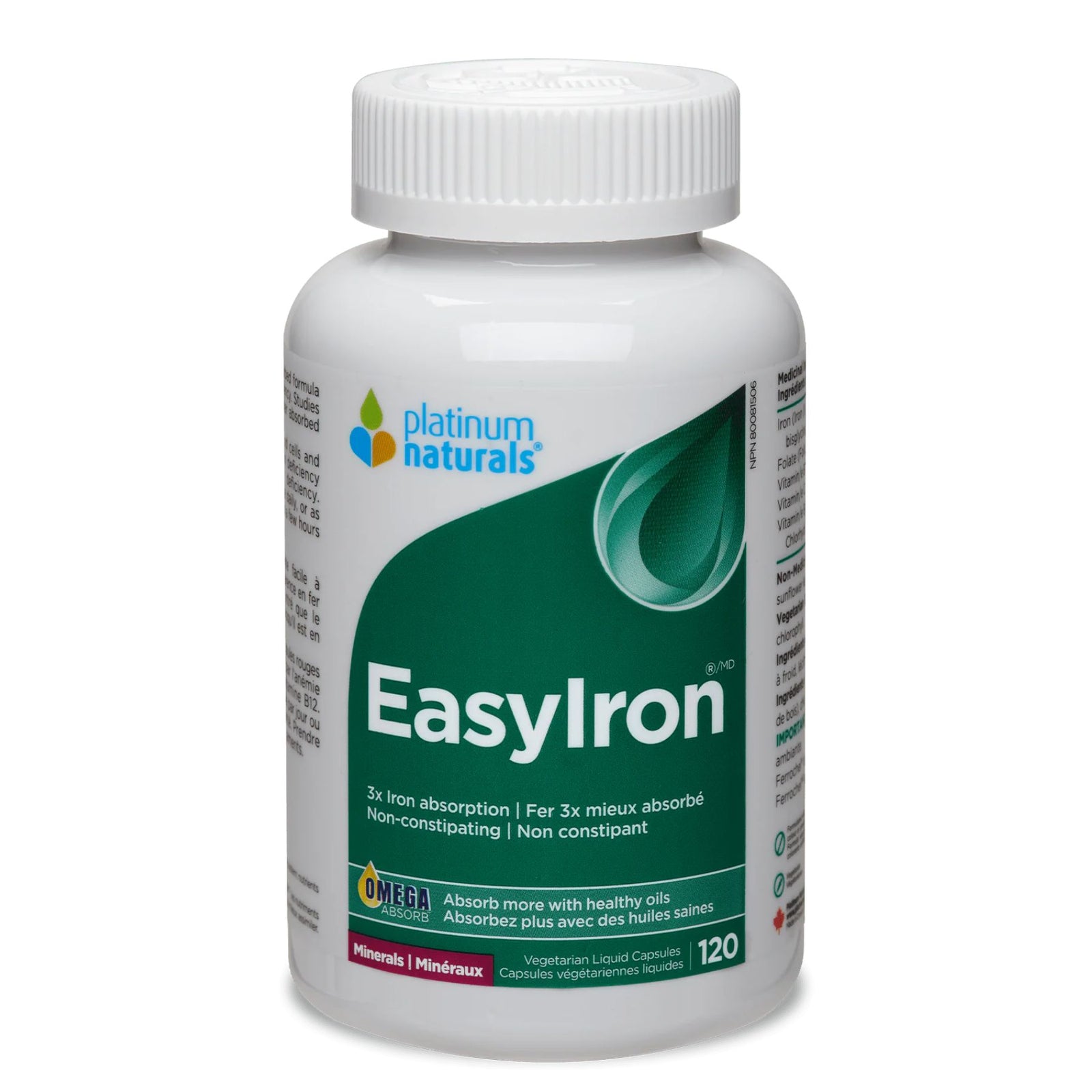 Platinum Naturals EasyIron 120s