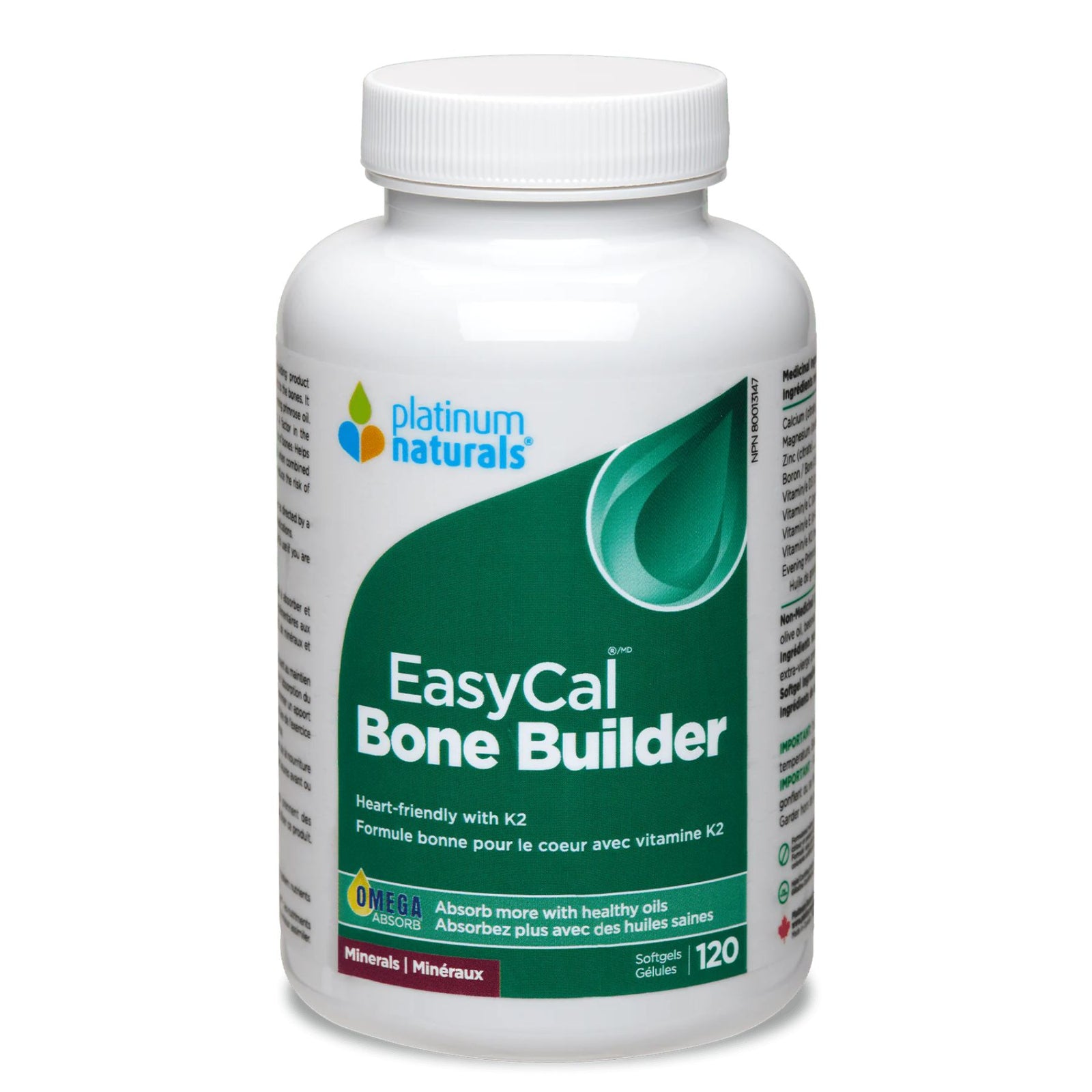Platinum Naturals EasyCal Bone Builder 120s