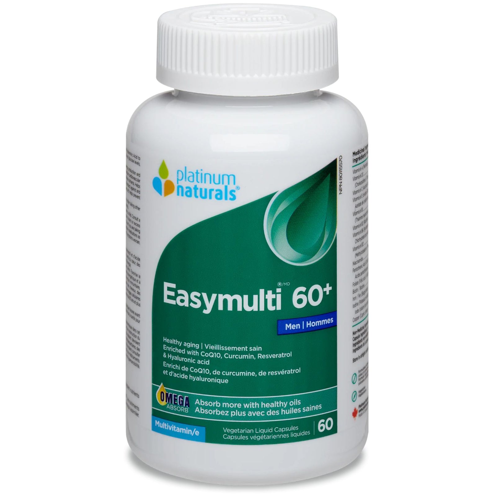Platinum Naturals Easymulti 60+ Men 60s