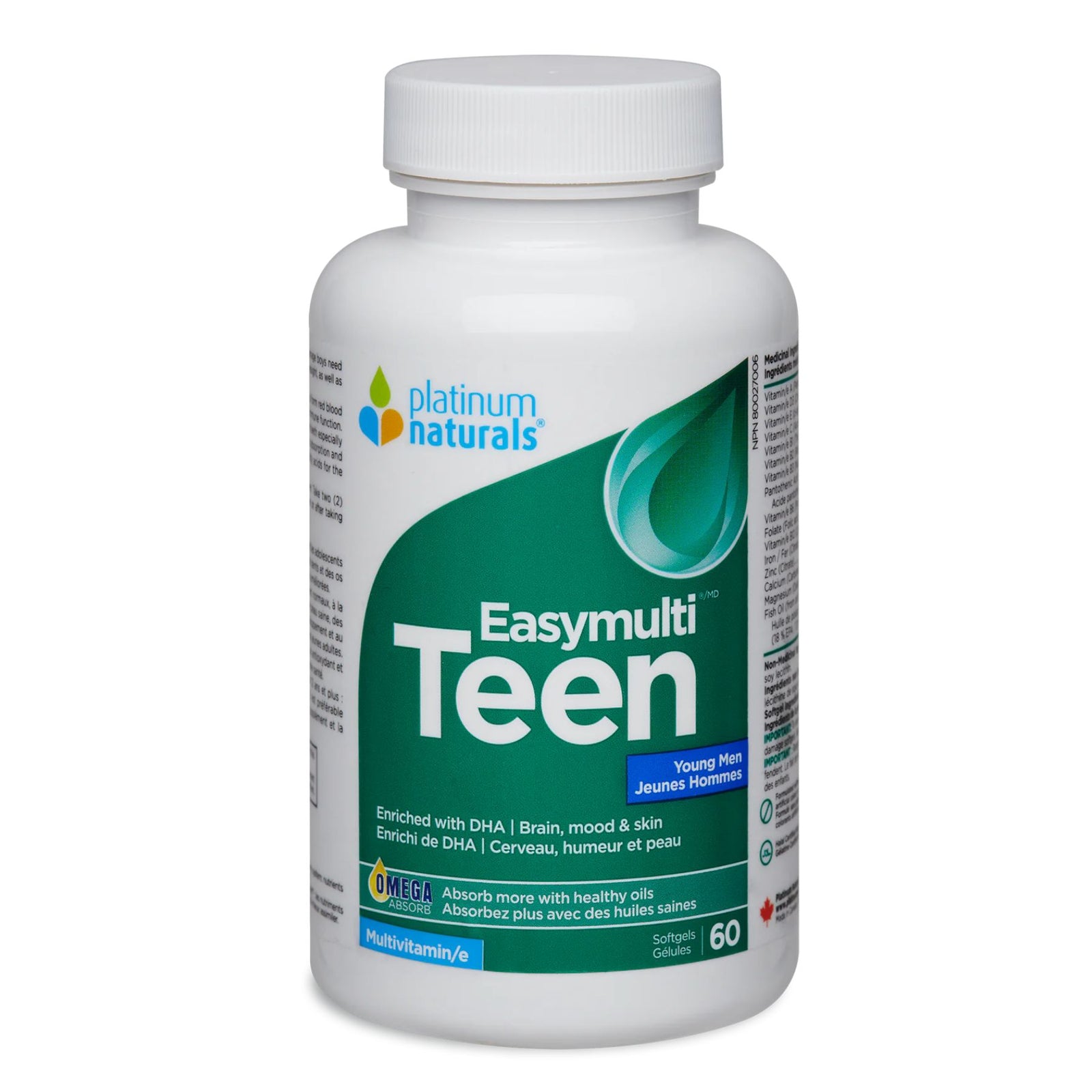 Platinum Naturals Easymulti Teen for Young Men 60s