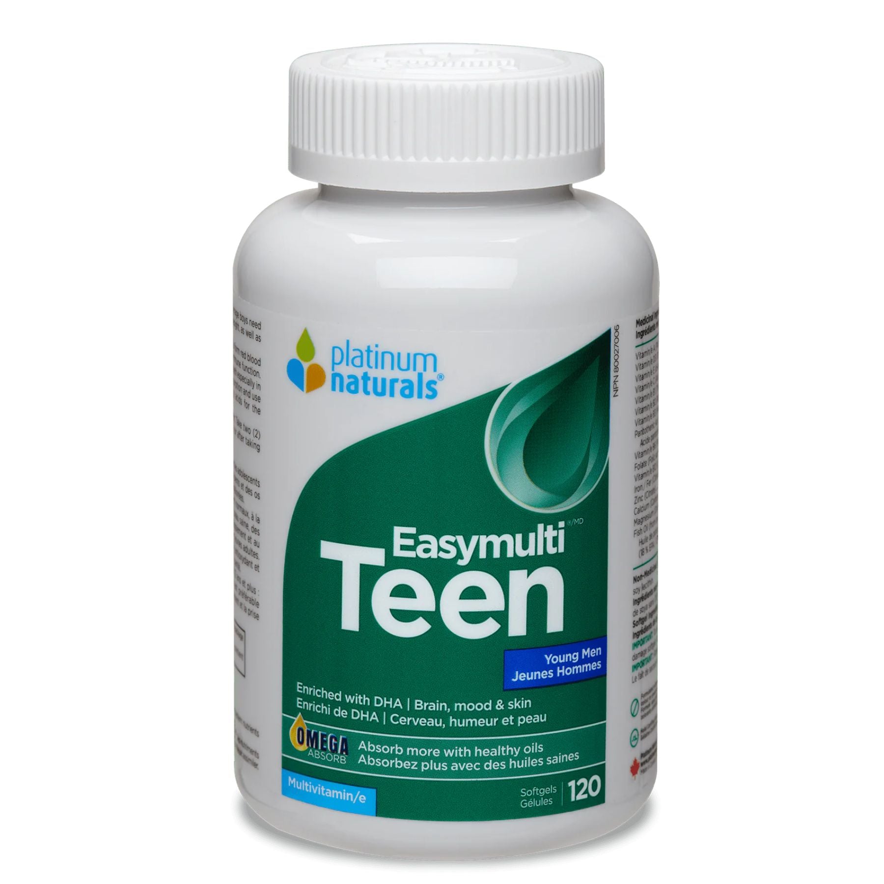 Platinum Naturals Easymulti Teen for Young Men 120s