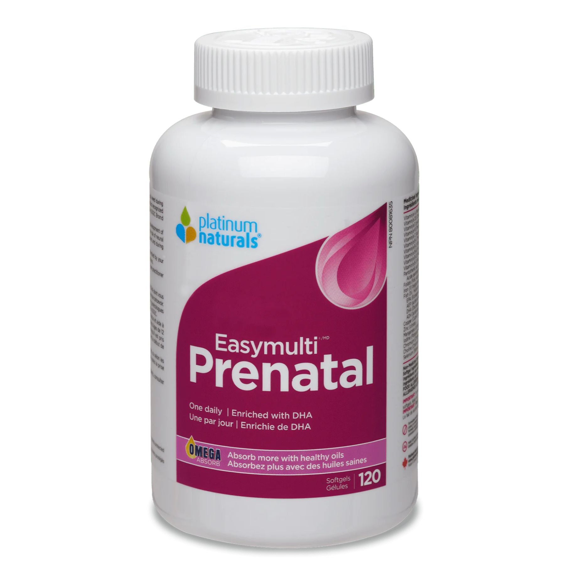 Platinum Naturals Prenatal Easymulti 120s