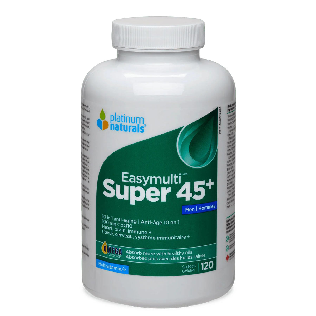 Platinum Naturals Super Easymulti 45+ for Men 120s