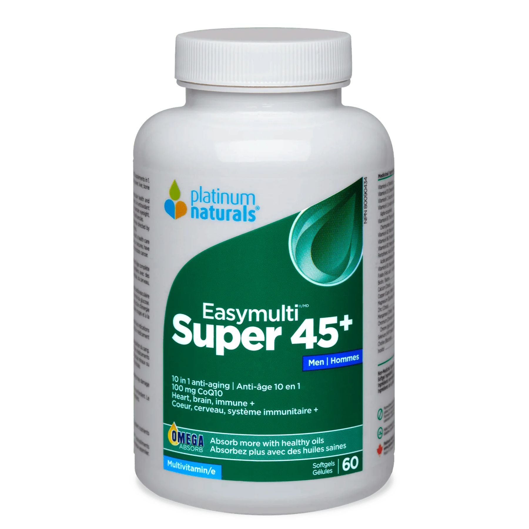 Platinum Naturals Super Easymulti 45+ for Men 60s