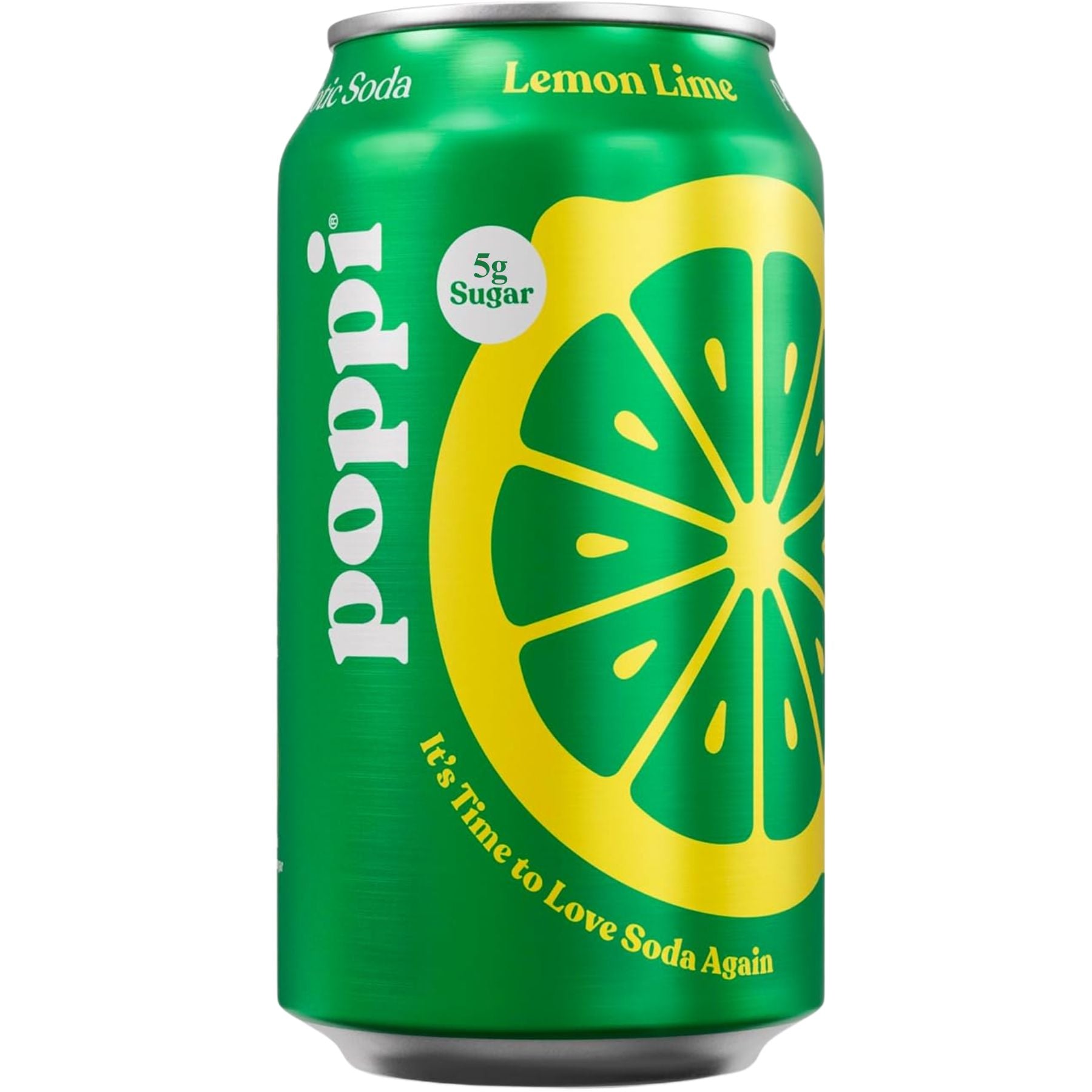 Poppi Prebiotic Soda Lemon Lime 355mL