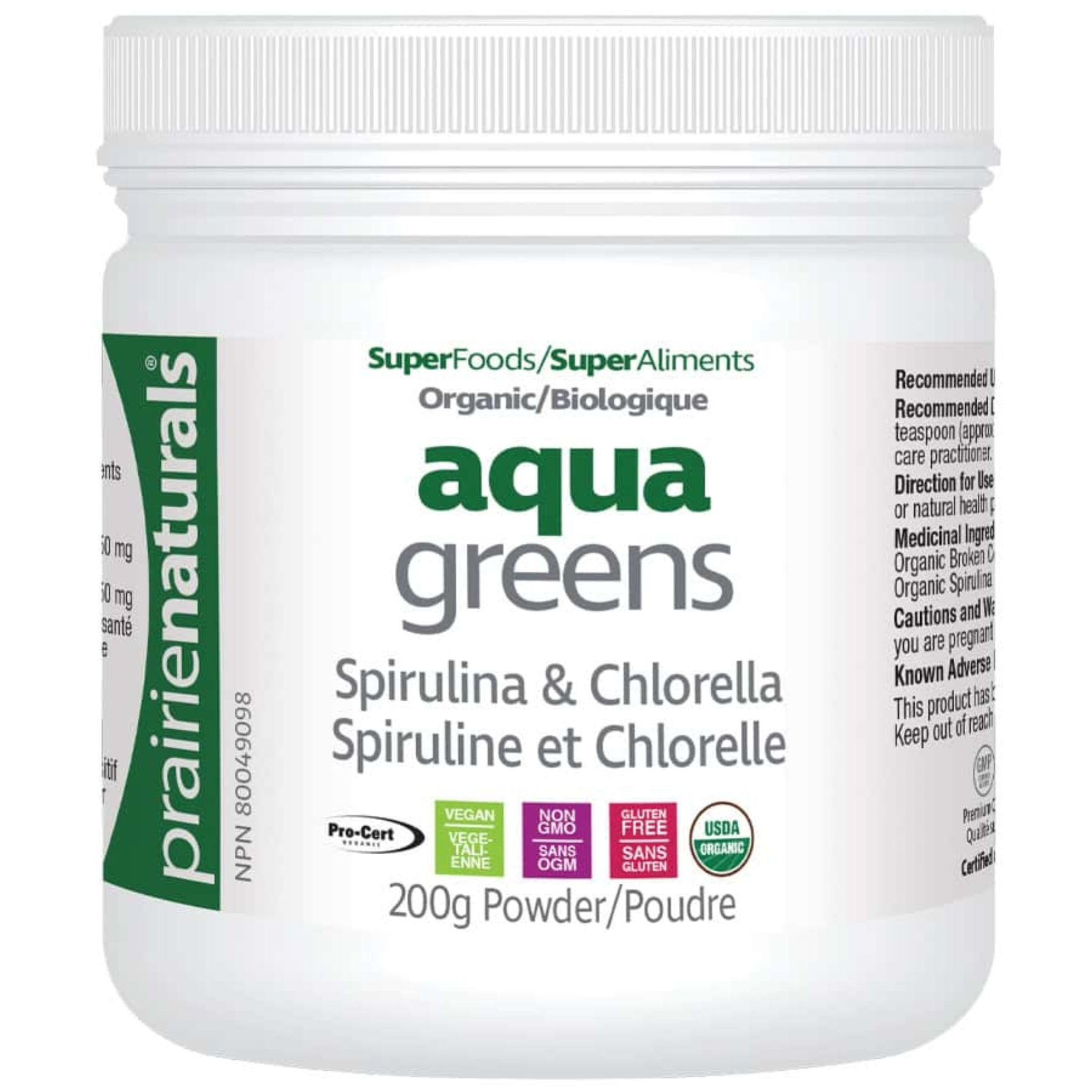 Prairie Naturals Aqua Greens 200g