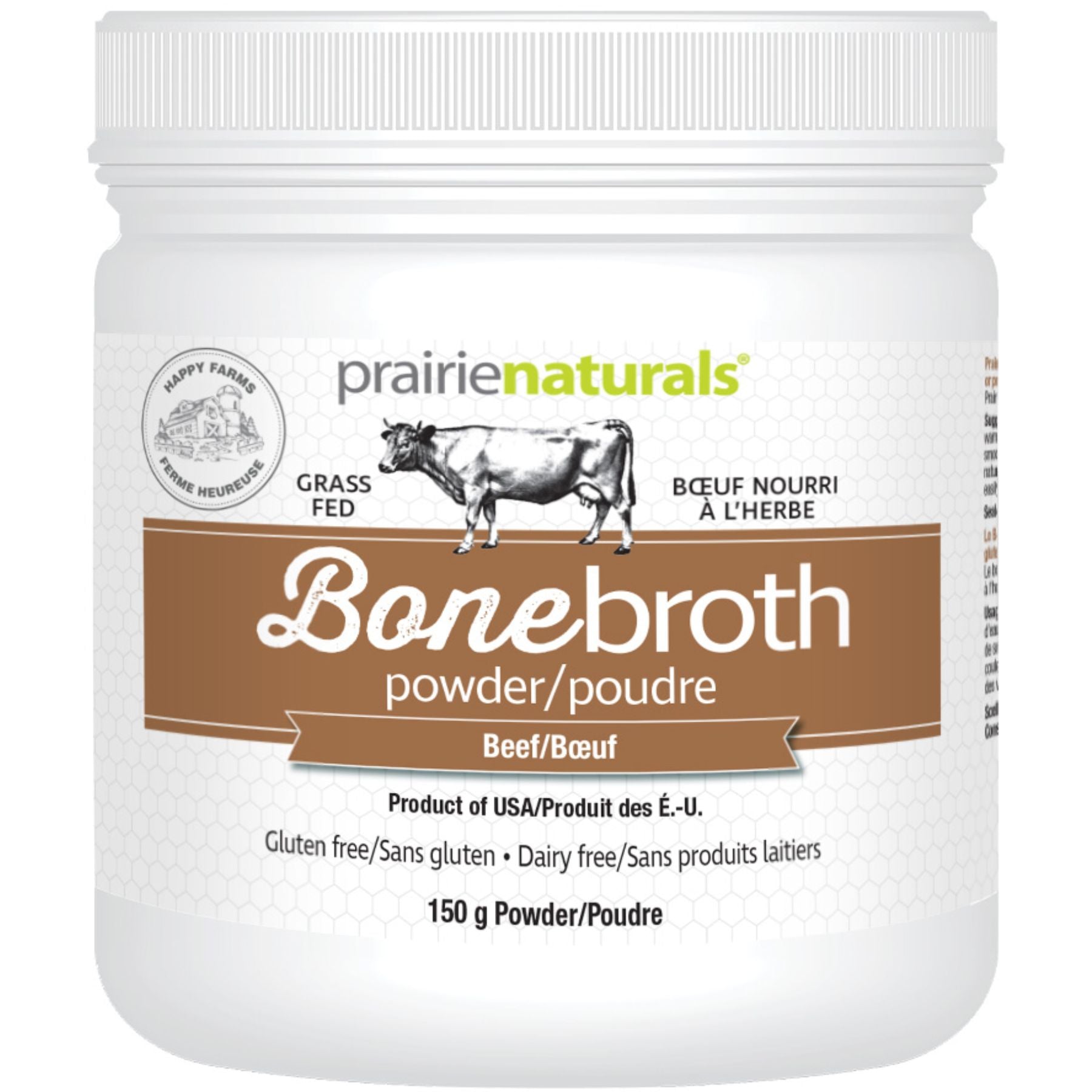 Prairie Naturals Beef Bone Broth Powder 150g