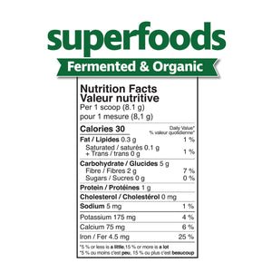 Prairie Naturals Fermented, Organic Superfoods 150g