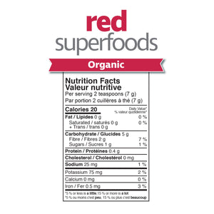 Prairie Naturals Organic Red Superfoods Powder 210g