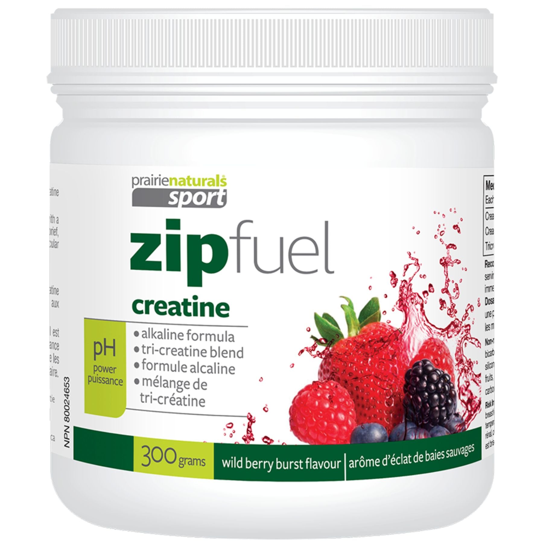 Prairie Naturals ZipFuel Wild Berry Burst Flavour 300g