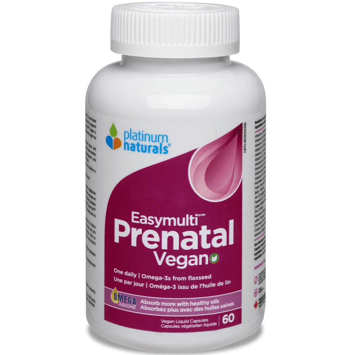 Platinum Naturals Prenatal Easymulti Vegan 60s