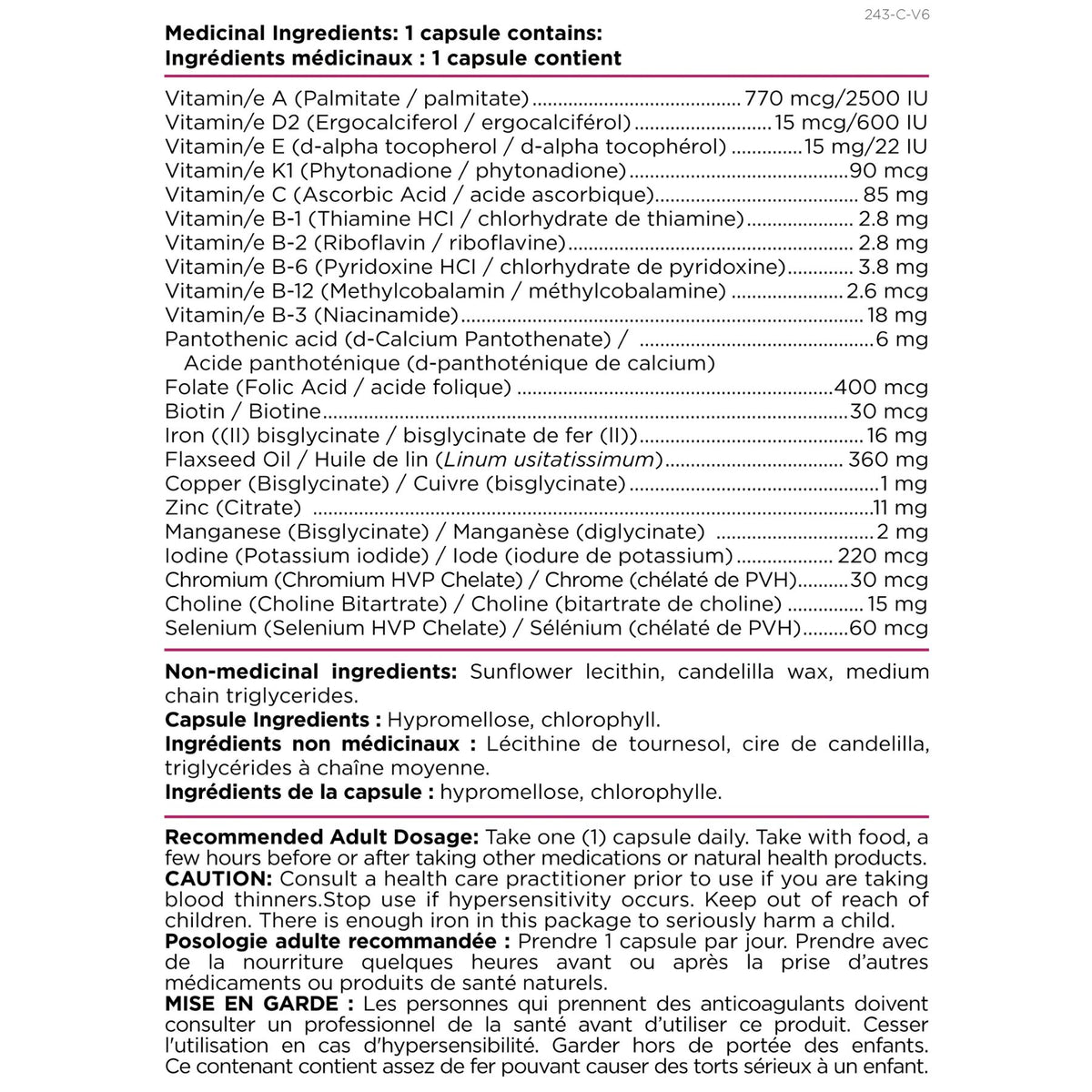 Platinum Naturals Prenatal Easymulti Vegan 60s