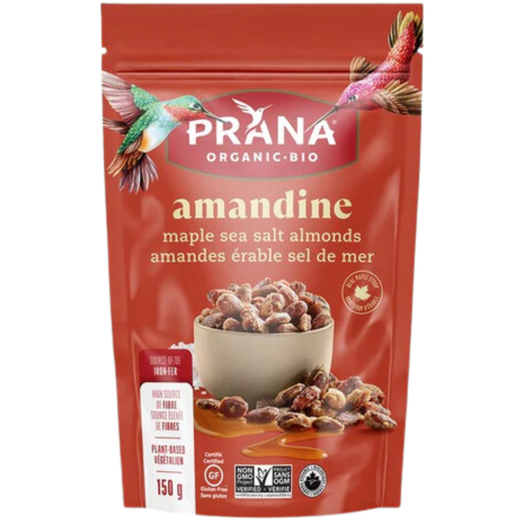 Prana Amandine Maple Almonds 150g