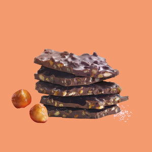 Prana Bark Carazel Chocolate Bark with Caramelized Nuts and Sea Salt 100g