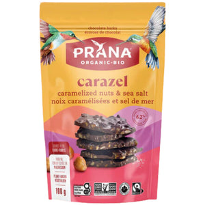 Prana Bark Carazel Chocolate Bark with Caramelized Nuts and Sea Salt 100g