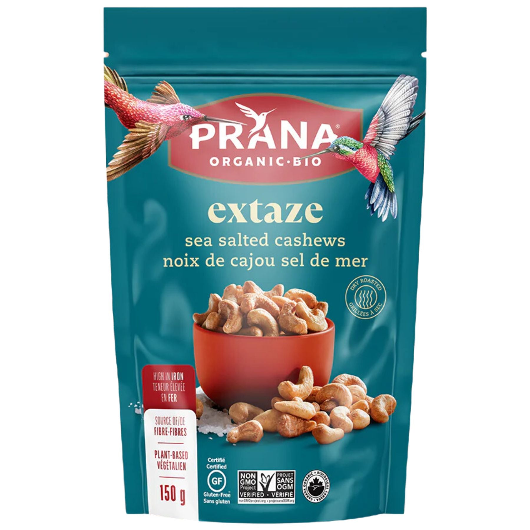 Prana Extaze - Oil Free Sea Salted Cashews 150g