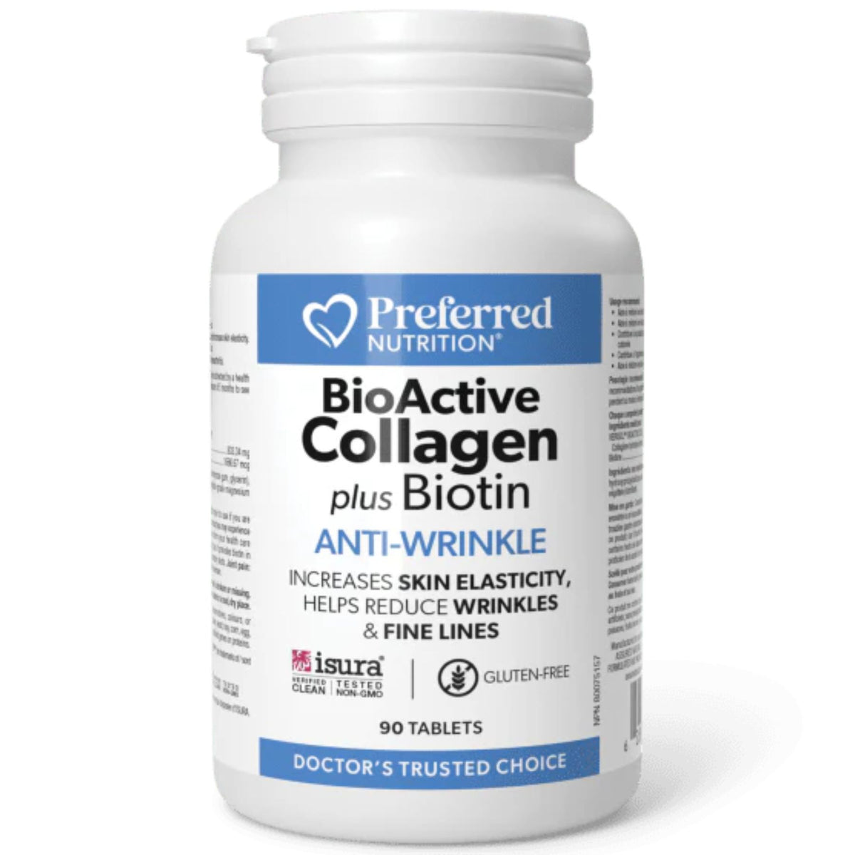 Preferred Nutrition BioActive Collagen plus Biotin Tablets 90s