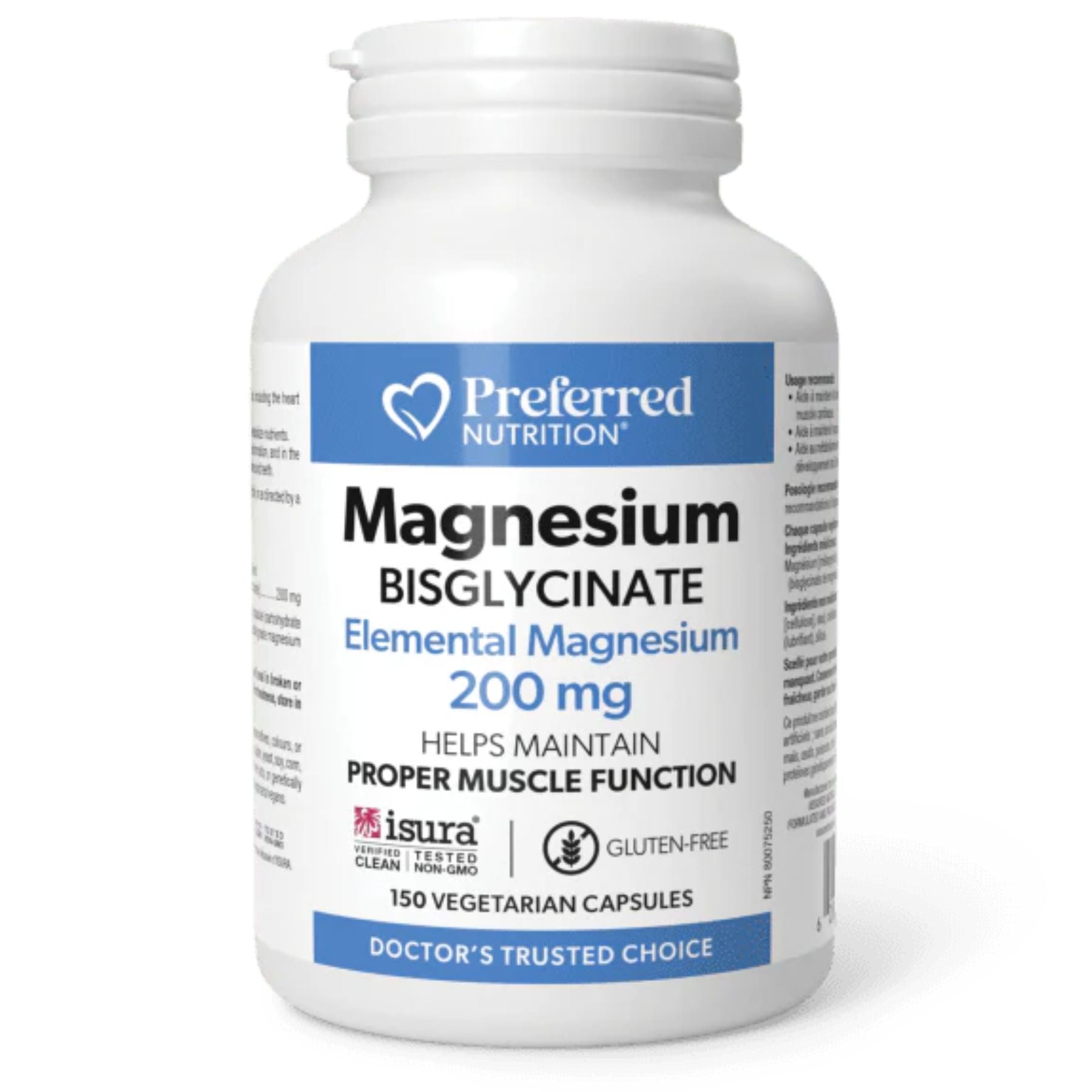 Preferred Nutrition Magnesium Bisglycinate 150s