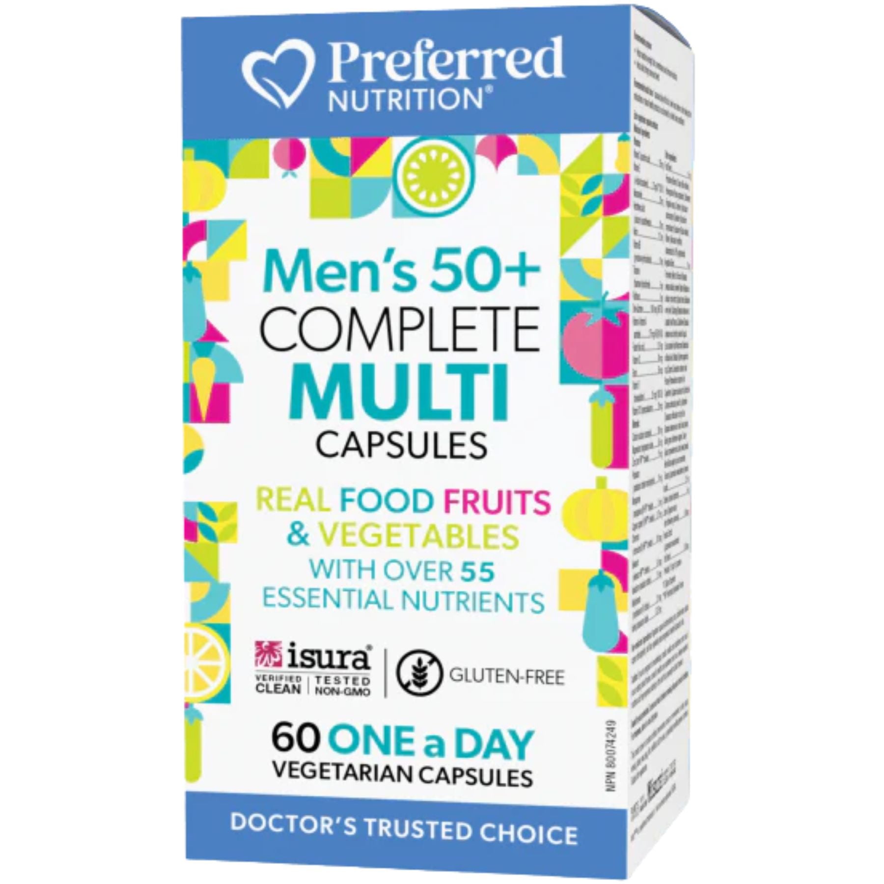 Preferred Nutrition Men’s 50+ Complete Multi 60s