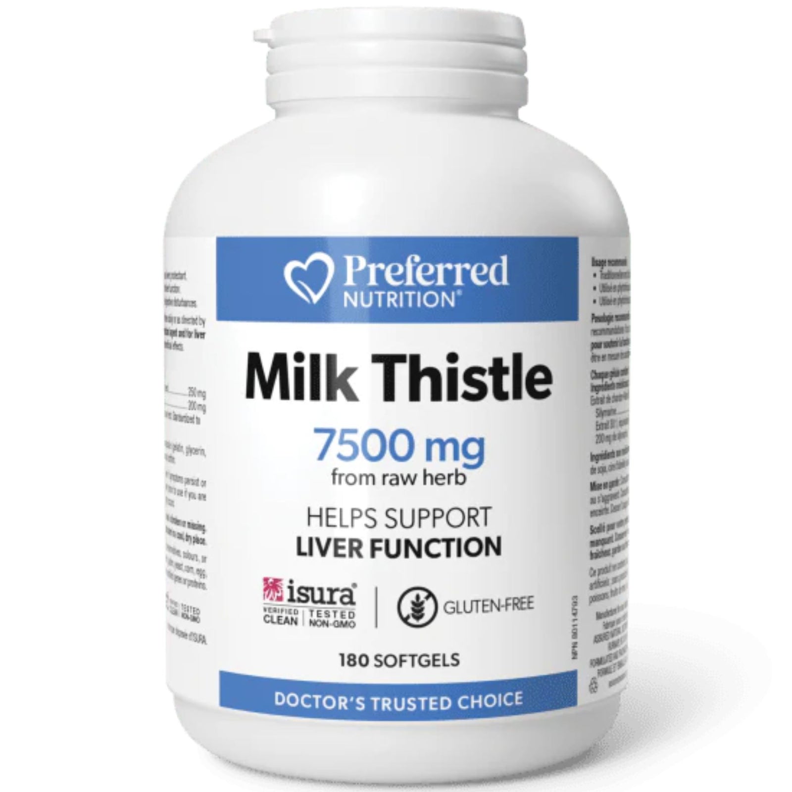 Preferred Nutrition Milk Thistle 7500 mg Softgels 180s