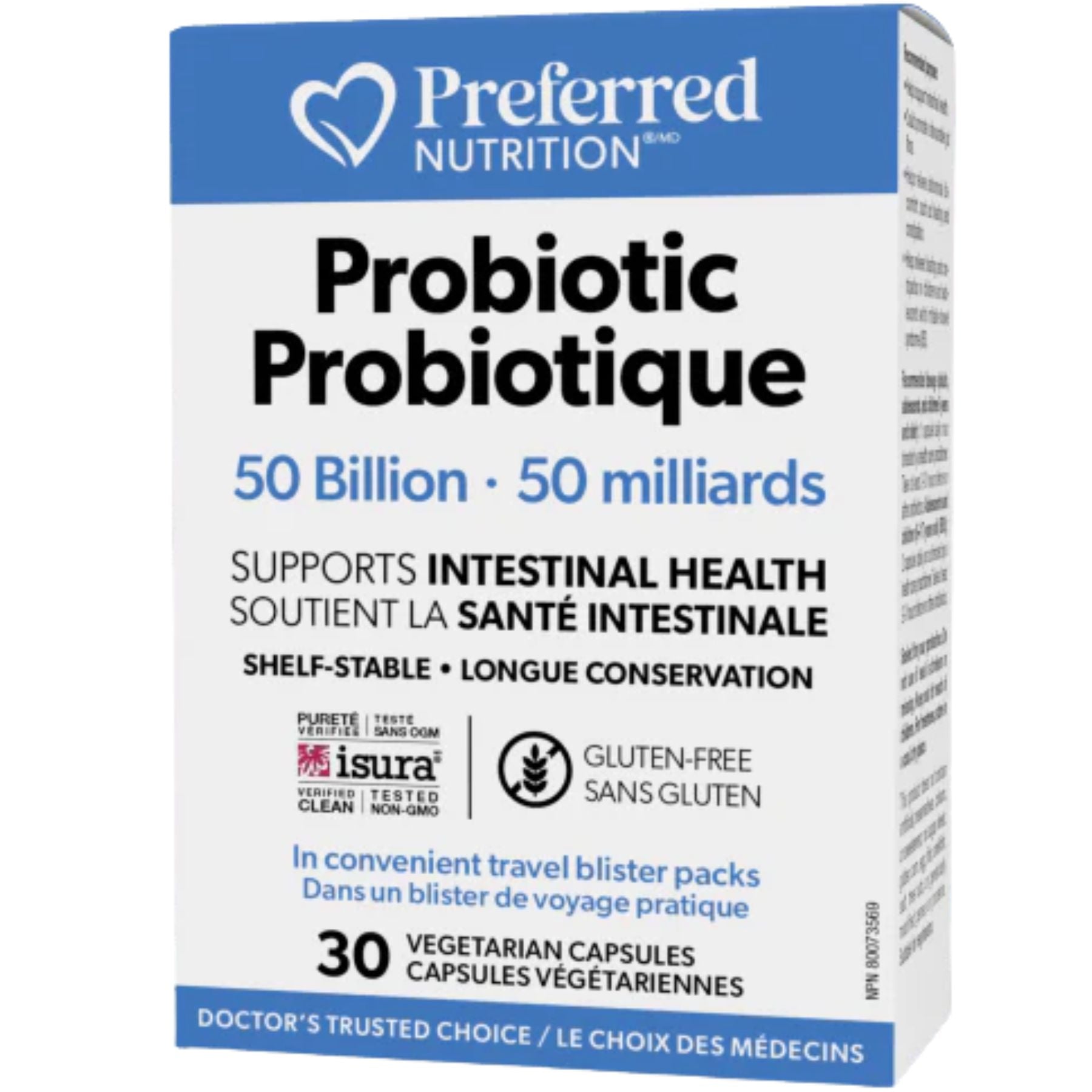 Preferred Nutrition Probiotic 50 Billion 30s