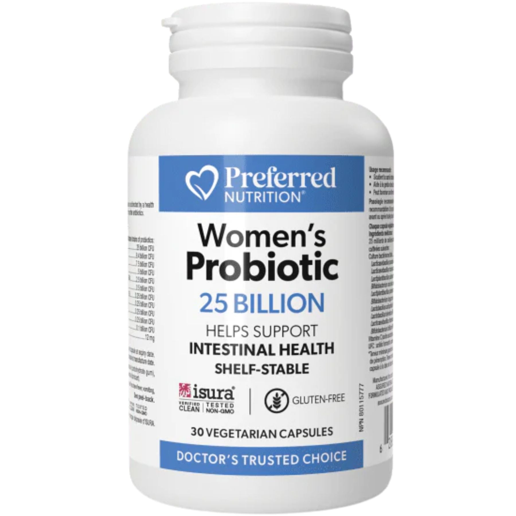 Preferred Nutrition Women’s Probiotic 25 Billion 30s