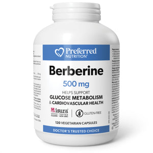 Preferred Nutrition Berberine 500mg 120s