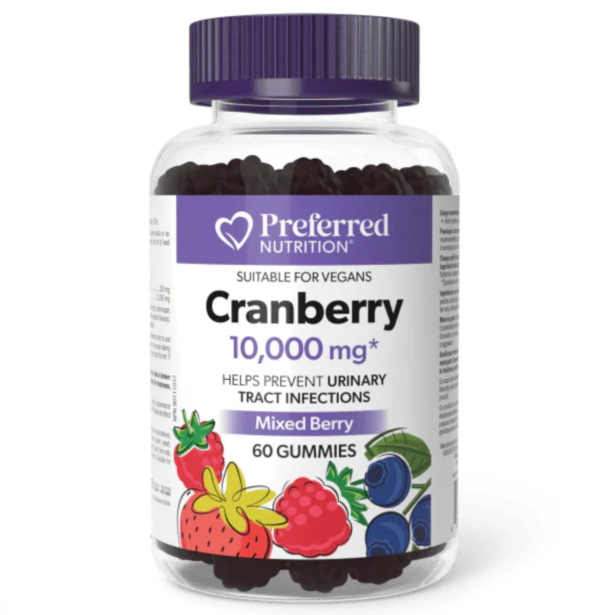 Preferred Nutrition Cranberry 10,000mg Gummies 60s