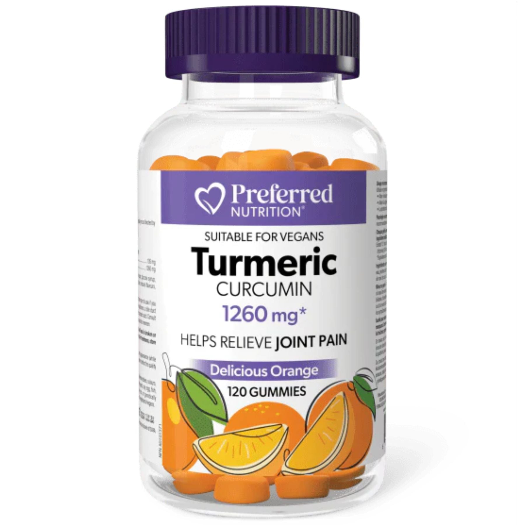 Preferred Nutrition Turmeric Curcumin Gummies 120s