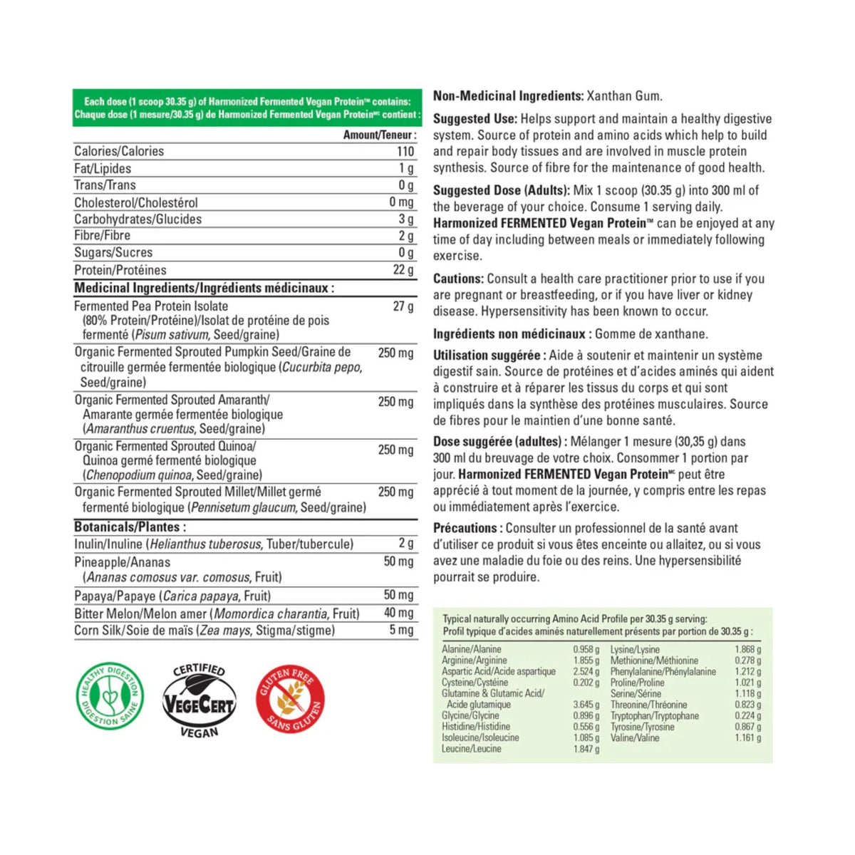 Progressive Harmonized Fermented Vegan Protein Unflavoured 680g