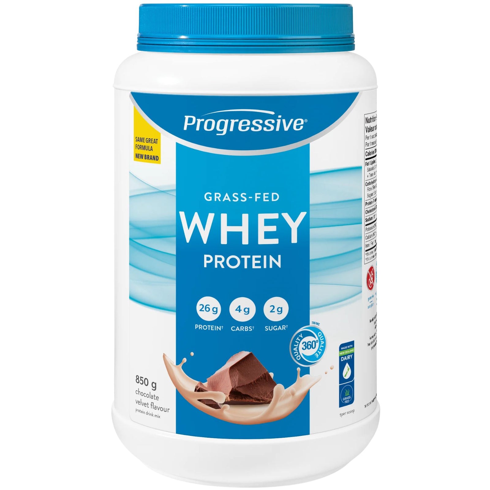 Progressive Grass Fed Whey Protein Chocolate 850g