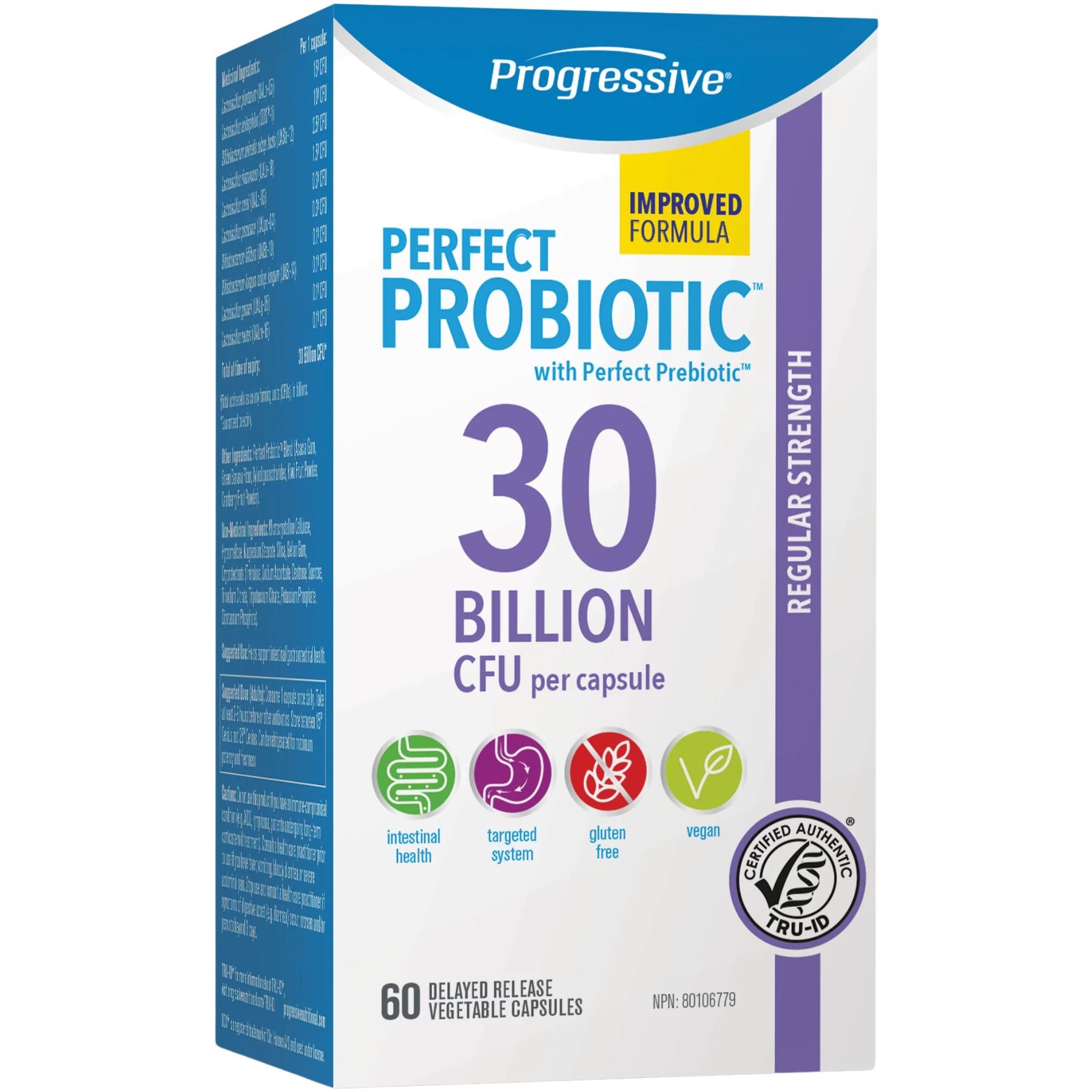 Progessive Perfect Probiotic 30 Billion 60s