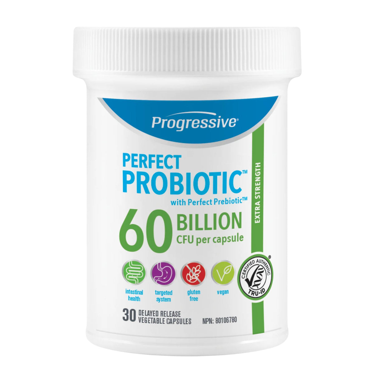 Progressive Perfect Probiotic 60 Billion 30s