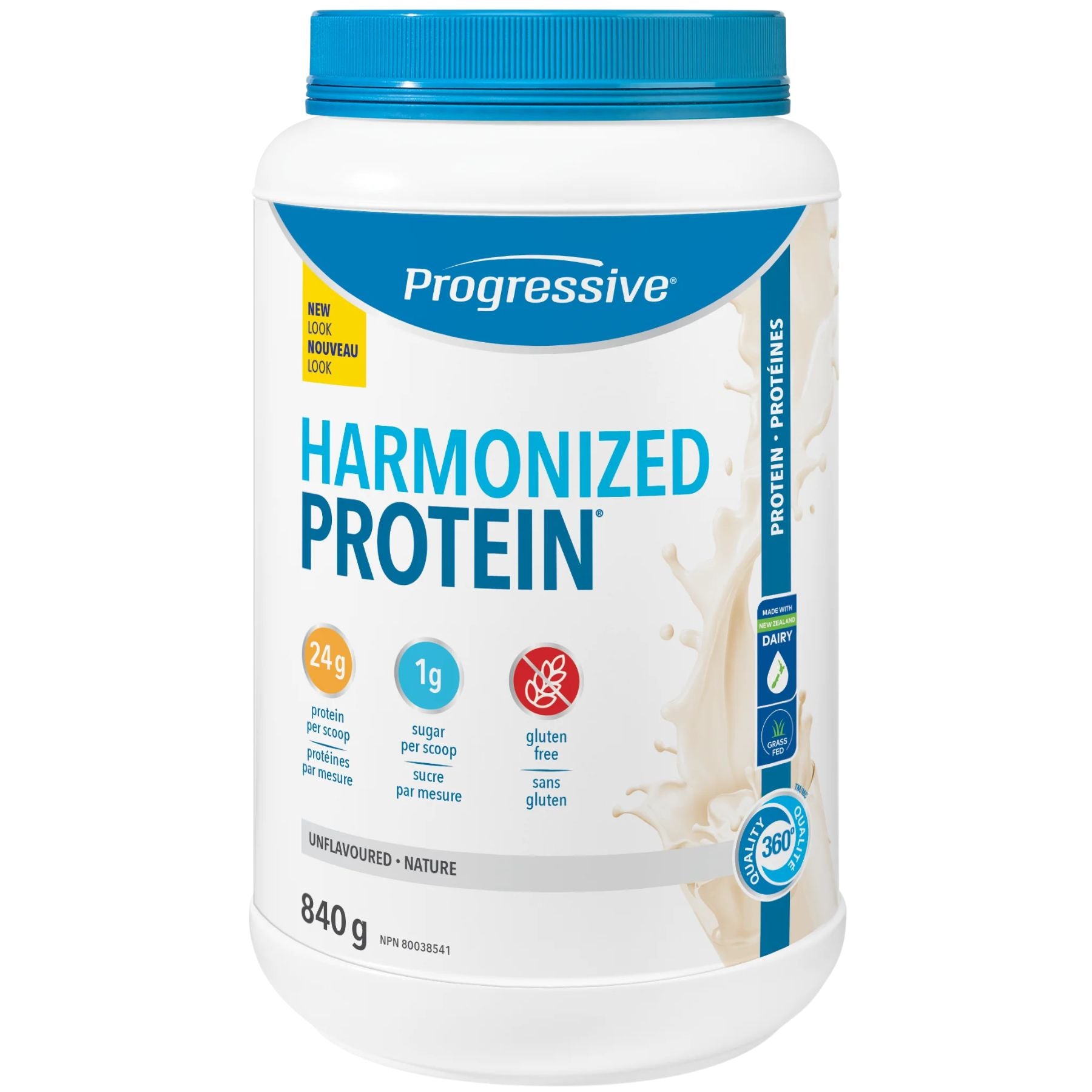 Progressive Grass Fed Whey Protein Unflavoured 840g