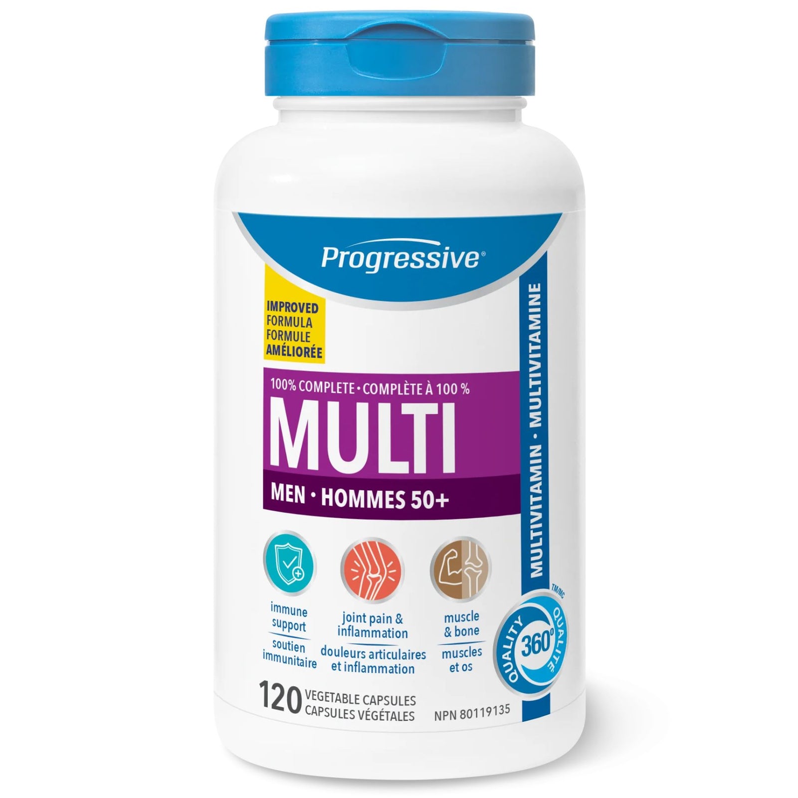 Progressive Multivitamin for Adult Men 50+ 120s